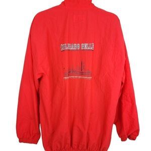 Colorado Belle Casino Windbreaker Jacket Vintage 90s CLOSED Made In USA Mens XL